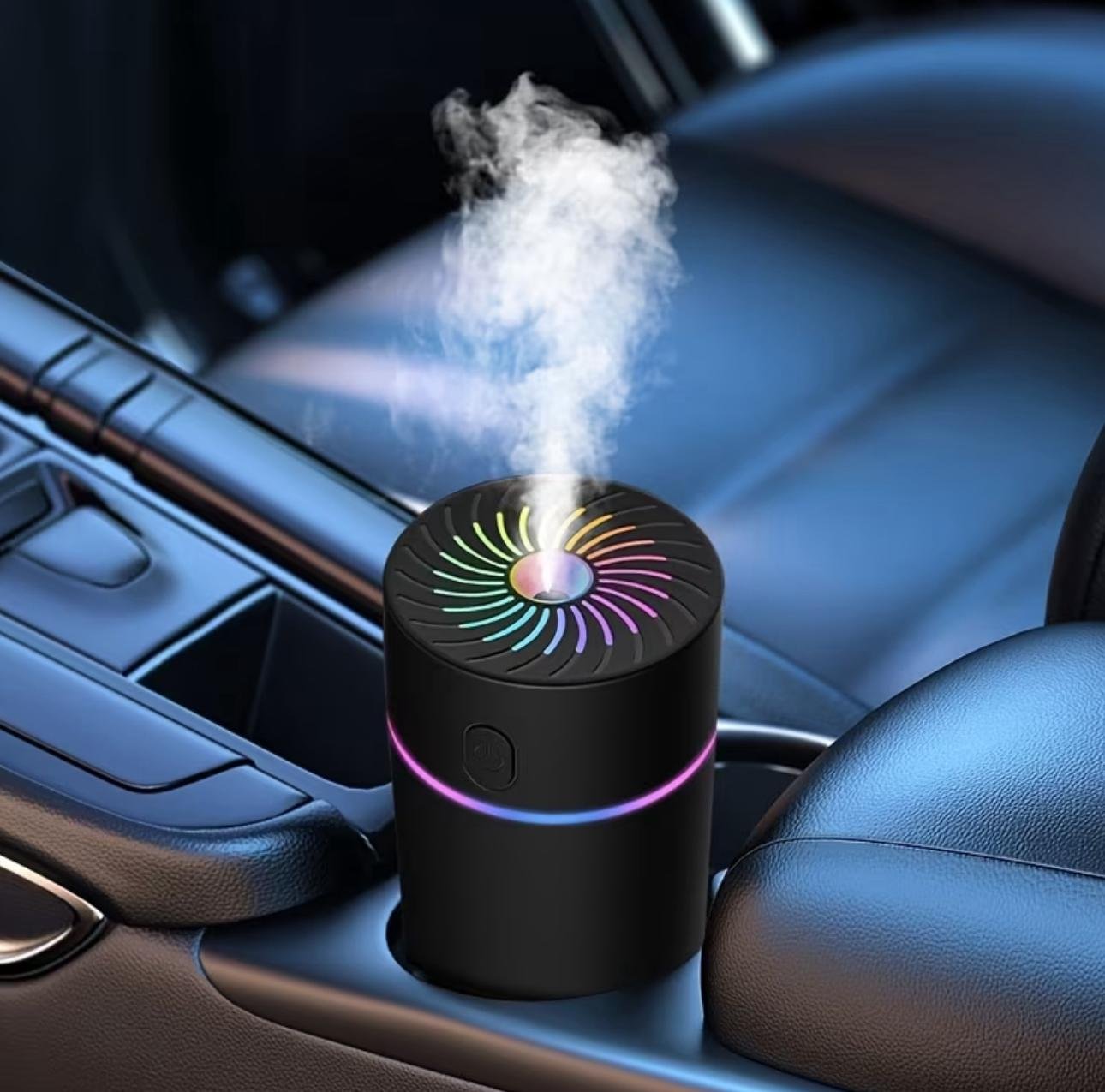 Mini Car Humidifier with RGB Ambient Light - Image 3